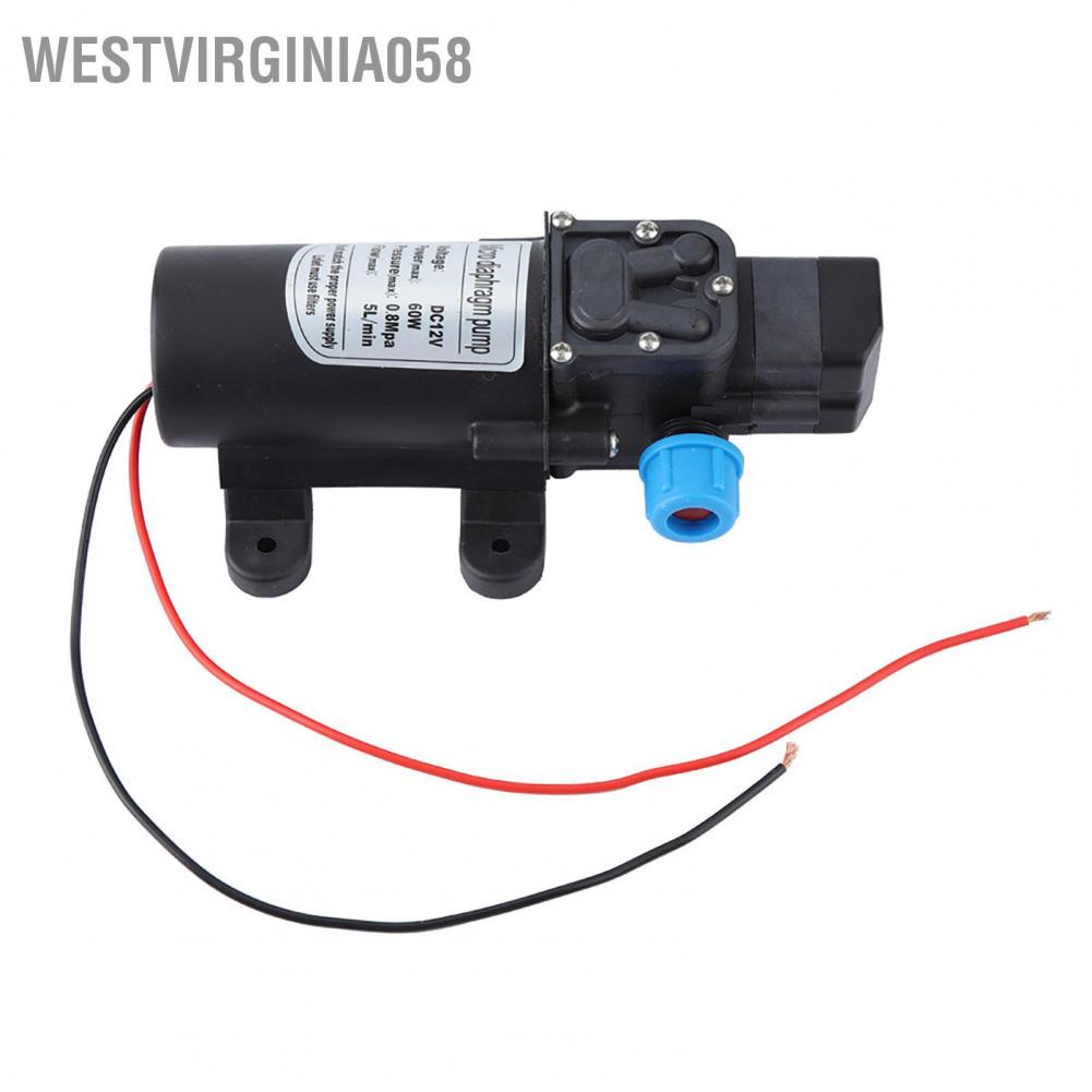 Westvirginia058 Westvirginia058 Máy bơm màng điện vi mô 12V 60W nước có công tắc áp suất