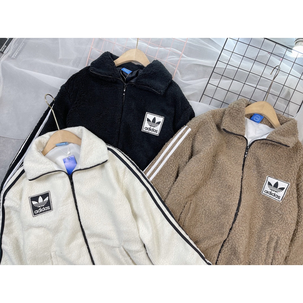 [HÀNG MỚI VỀ] Áo khoác mùa đông AK04 ,áo lông cừu có khóa thêu nổi form rộng, chất long dày dặn sờ mướt tay | BigBuy360 - bigbuy360.vn