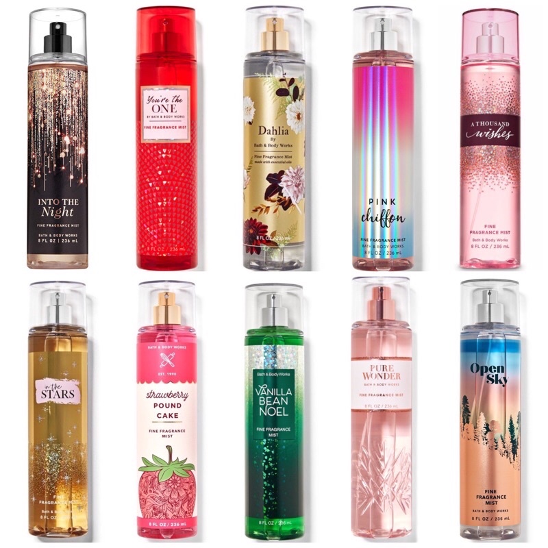 Xịt thơm lưu hương toàn thân Bath and body Works 5ml