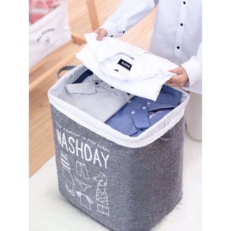 Túi Đựng Chăn Khung Sắt,Giỏ Đựng Quần Áo Đa Năng ,OASIS-MART