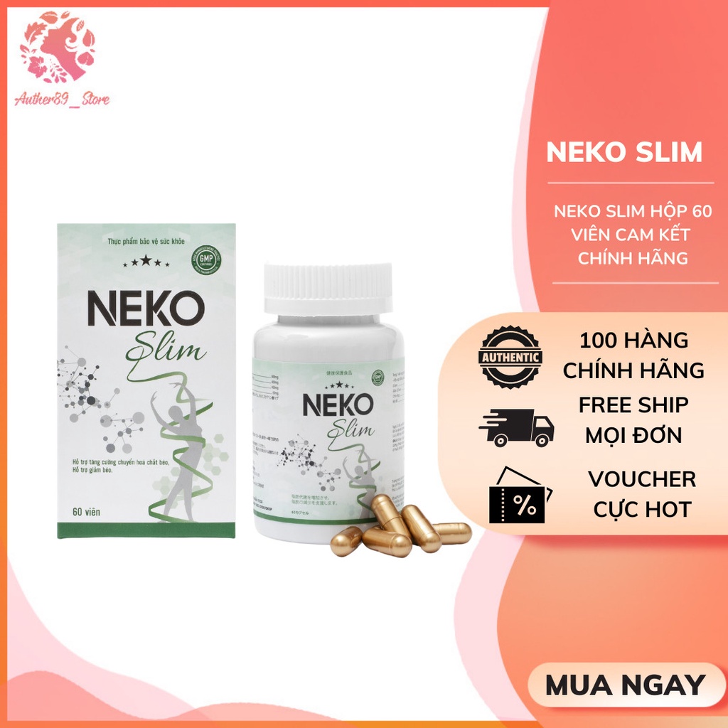 Neko Slim Hộp 60 Viên Cam Kết Chính Hãng