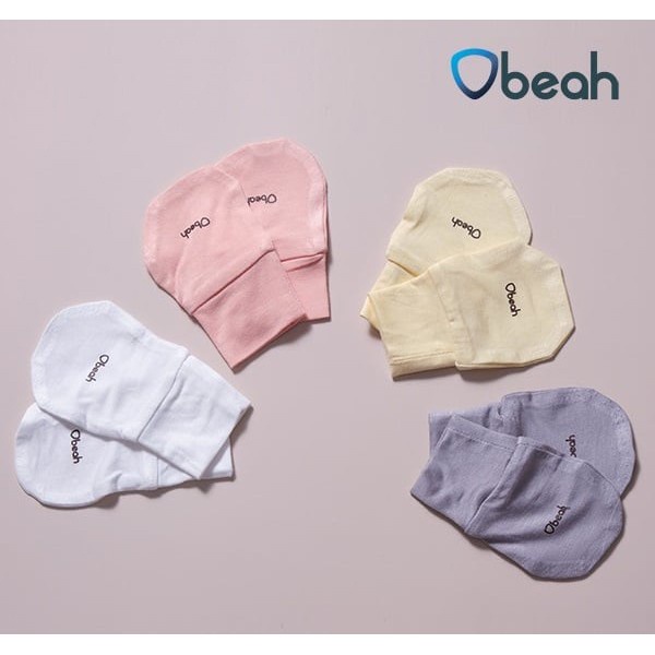 Set 2 bao chân cho bé sơ sinh chất liệu viscose tự nhiên thoáng mát, kháng khuẩn obeah_officialstore