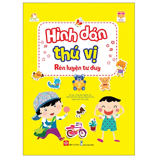 Sách - Hình dán thú vị rèn luyện tư duy 2