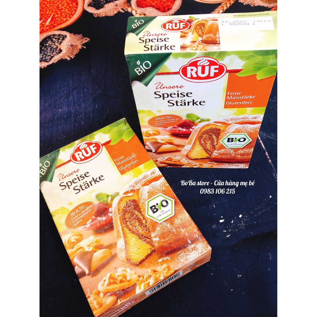 Tinh bột bắp hữu cơ RUF