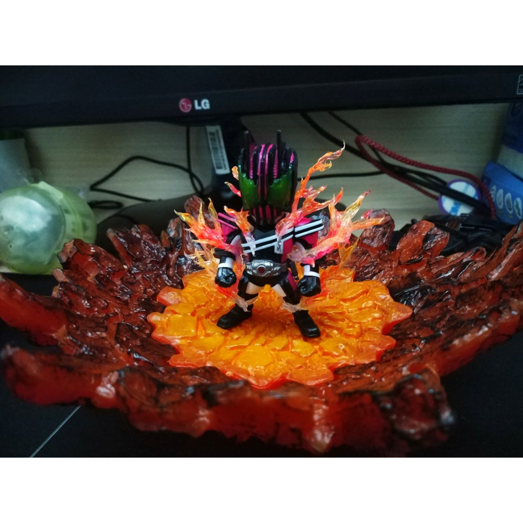 Mô hình effect Star soul XH 016 base đất đá hiệu ứng gồng nội công skill shf 1/12 1/10 - Custom