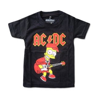Áo thun in hình Simpson ACDC độc đáo cá tính
