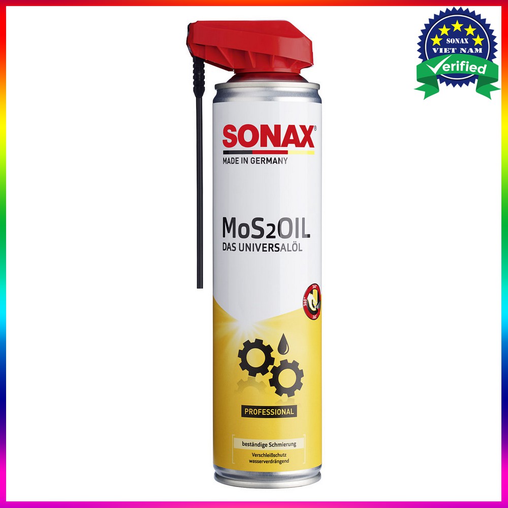 Dầu bảo quản khoang động cơ chống gỉ sét, ăn mòn Sonax mos2oil 400ml