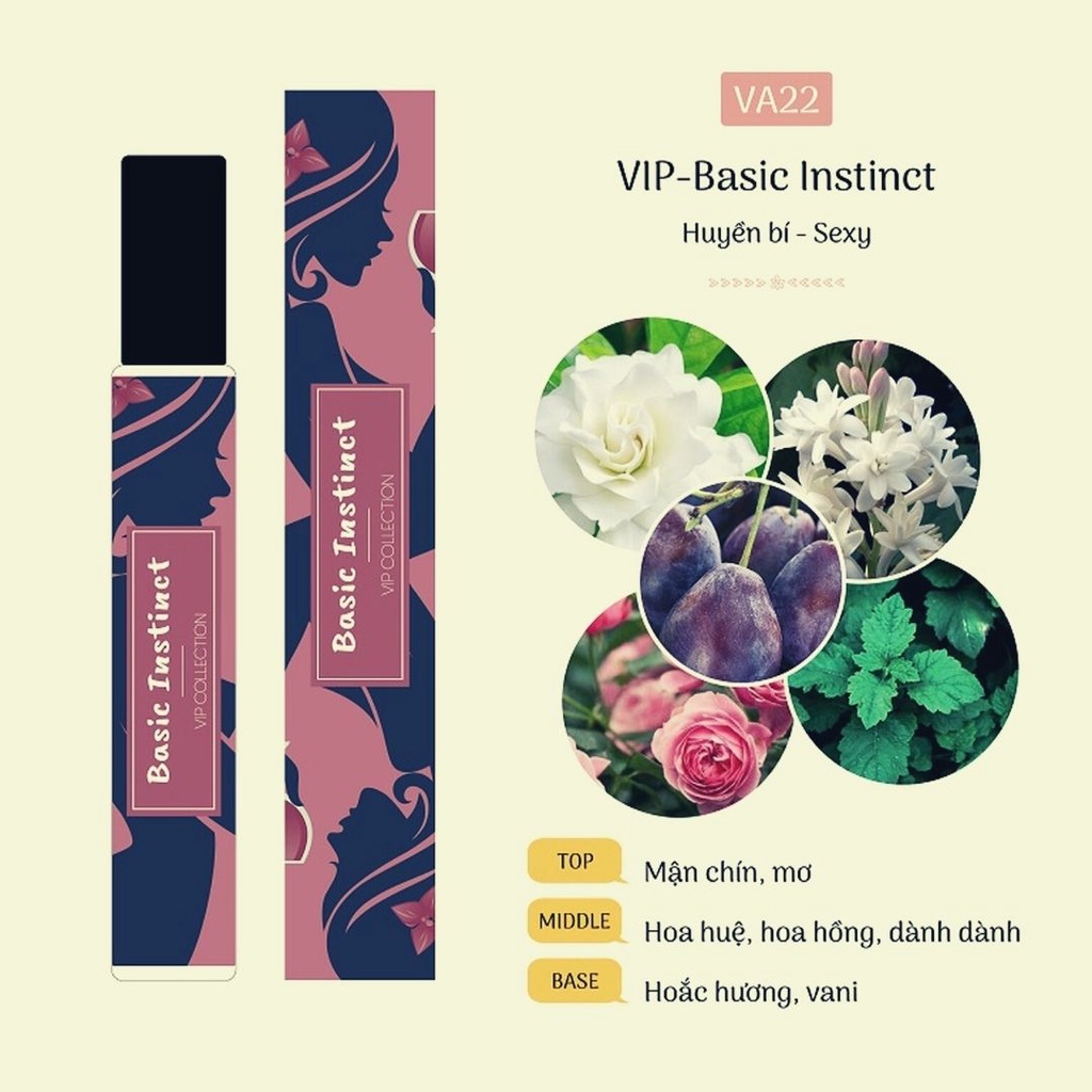Tinh dầu nước hoa cao cấp - Basic Instinct