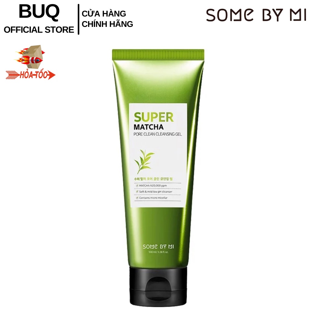 Sữa Rửa Mặt Some By Mi Super Matcha Pore Clean Cleansing Gel 100ml