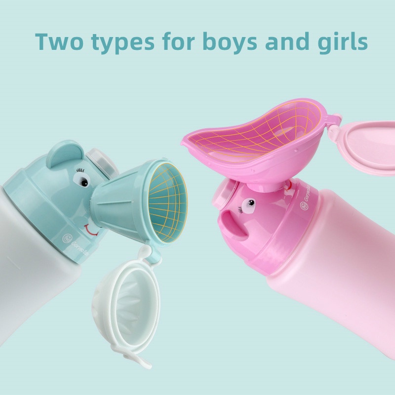 Bình Đi Vệ Sinh Cho Bé Trai Bé Gái Đi Du Lịch Ngoài Trời Chống Tràn Nhỏ Gọn