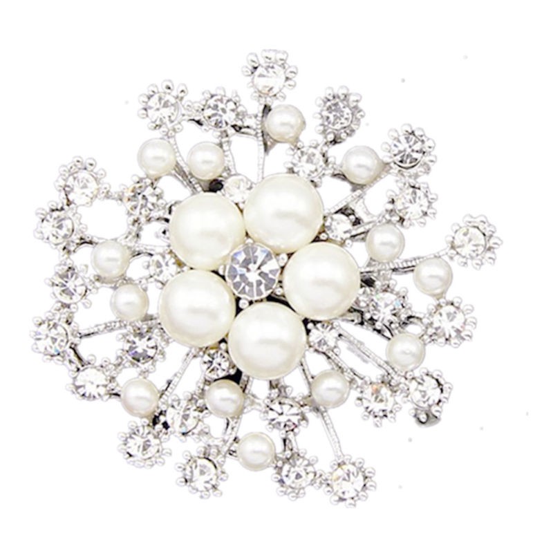 Trâm cài áo đính ngọc trai nhân tạo xinh xắn cho nữ