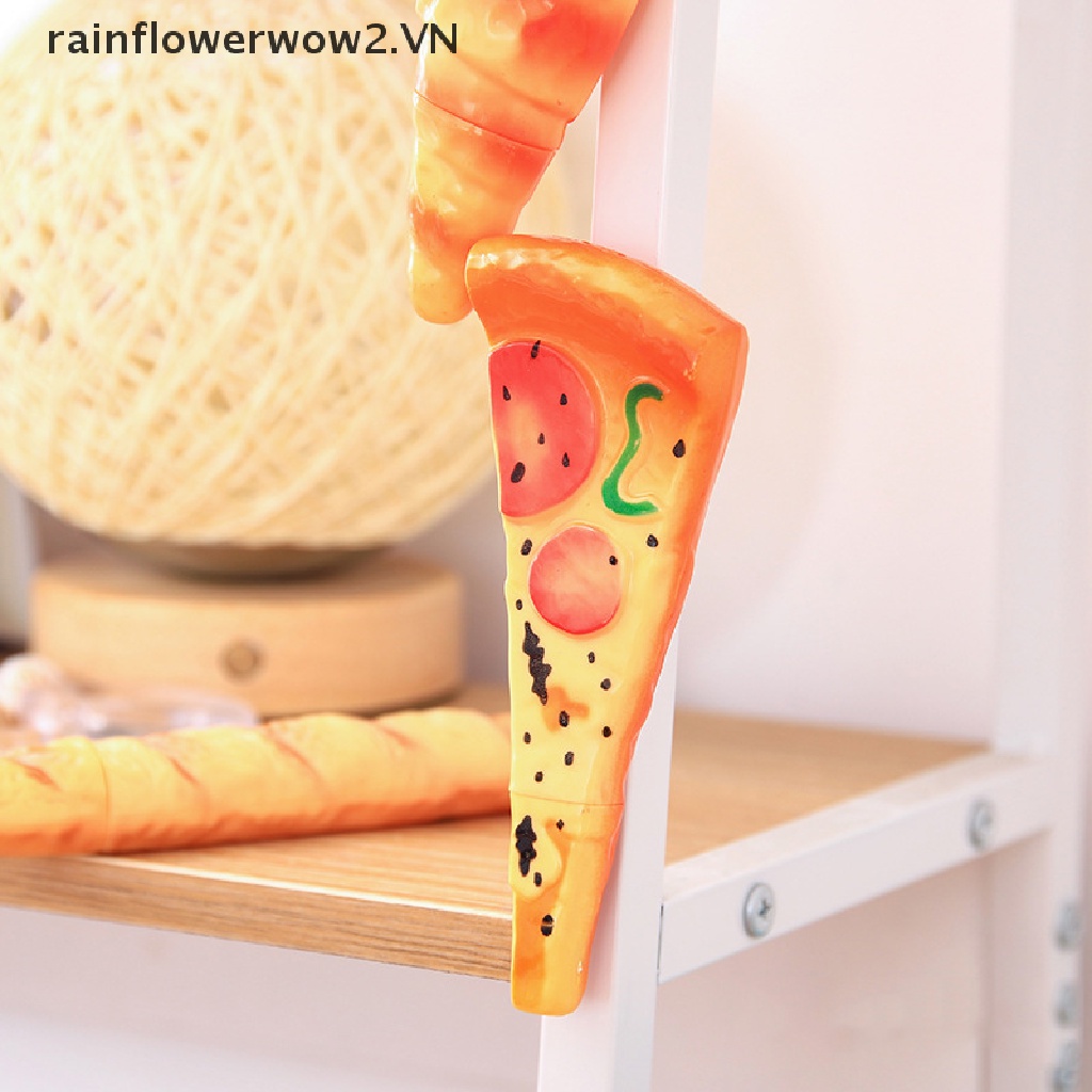 Bút bi hình bánh mì / pizza / bánh sừng bò dễ thương tiện dụng cho văn phòng