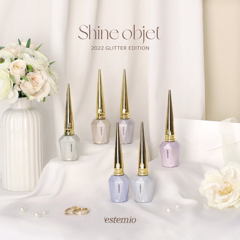 Sơn nhũ Estemio chính hãng Hàn Quốc set Shine Objet