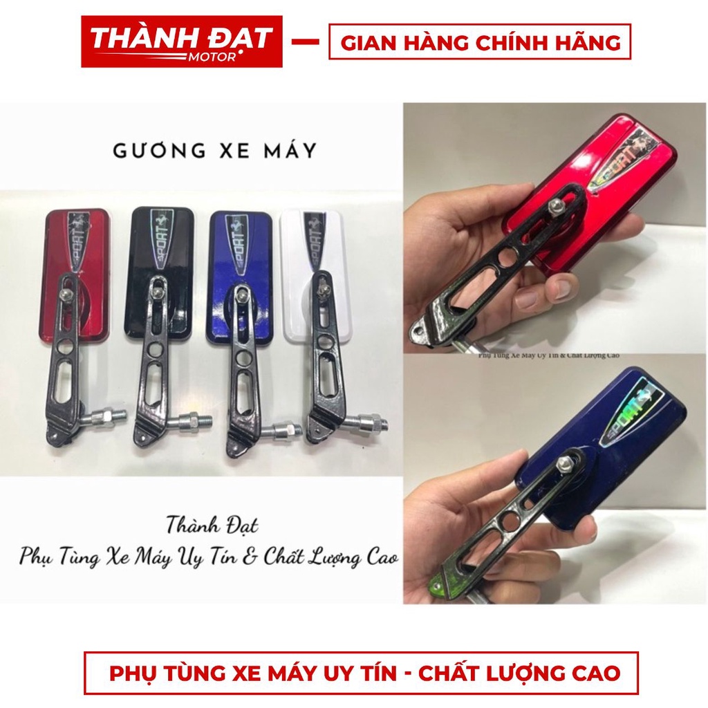 Gương kính chiếu hậu xe máy🛵FREESHIP🛵 hình chữ nhật , gọn nhẹ phù hợp mọi loại xe