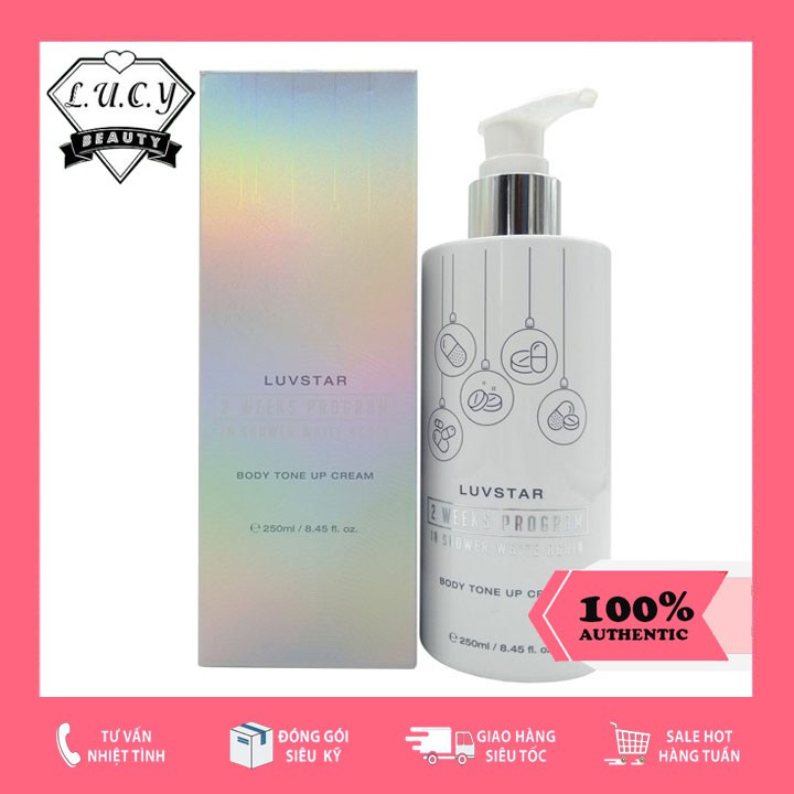 Hàng Hàn- Sữa Tắm Trắng Da Luvstar Body Tone Up Cream