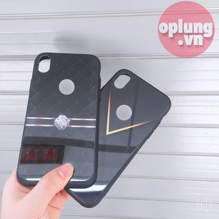 Ốp lưng iPhone kính cường lực chống bẩn - ốp Logo Apple iPhone 6 7 8 x xsmax 11 pro max 12promax 13promax k221