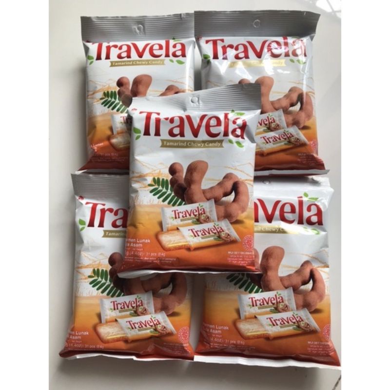 Kẹo me dẻo Travela 125g  nhập khẩu Indonesia