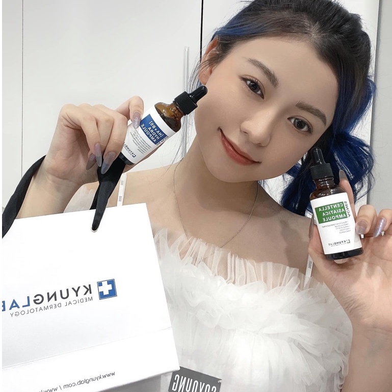 Serum giảm mụn Kyung Lab Acnes Centella Asiatica Ampoule kiềm dầu mờ thâm giảm mụn hiệu quả 50ml