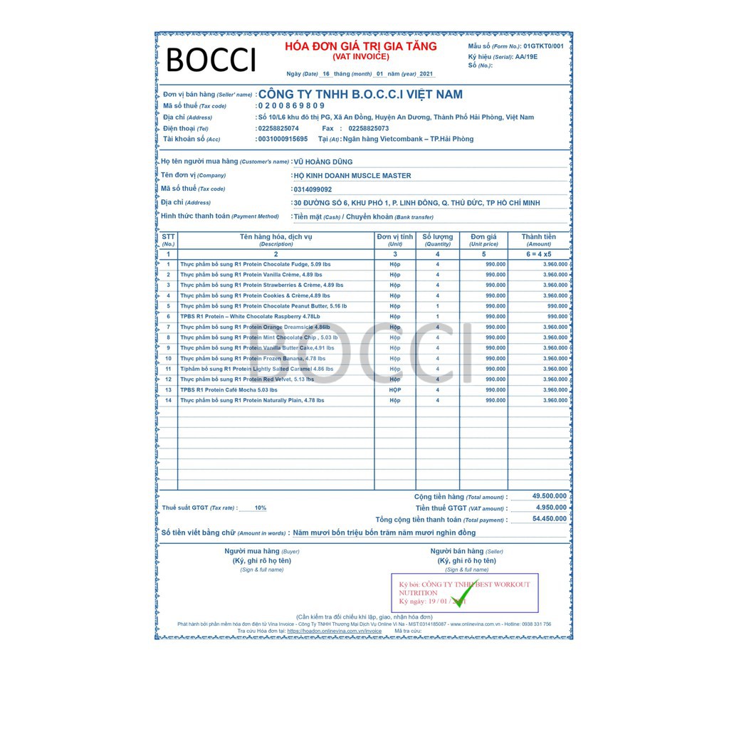 Thực Phẩm Bổ Sung Tăng Cơ Rule 1 Protein 5lbs (2.27KG)