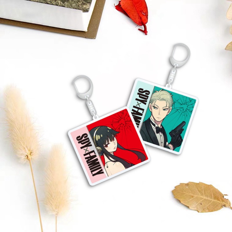 Tmdbyx Móc Khóa Anime SPY X FAMILY House Wine Play