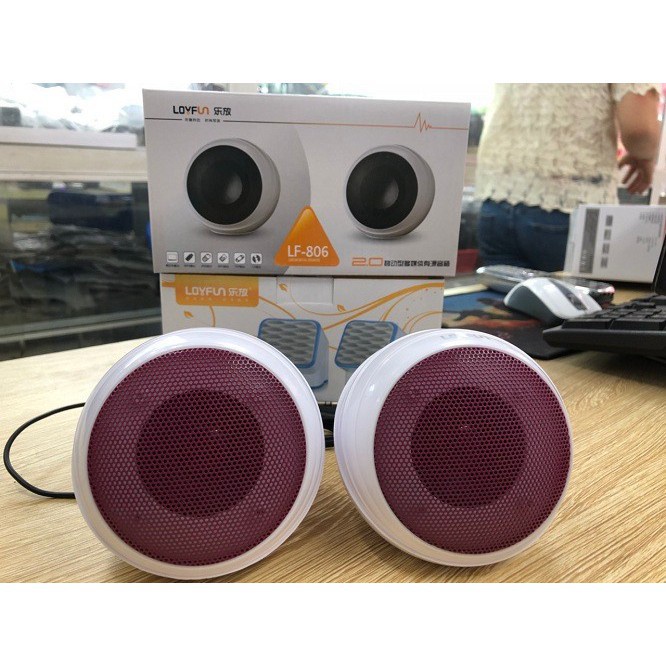 Loa Máy Tính, Loa Vi Tính Loyfun LF - 806, Thiết Kế Độc Đáo - Bảo Hành 3 Tháng - Home.mall