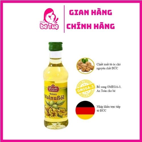 Dầu óc chó Đức nguyên chất Kunella 100ml cho bé ăn dặm