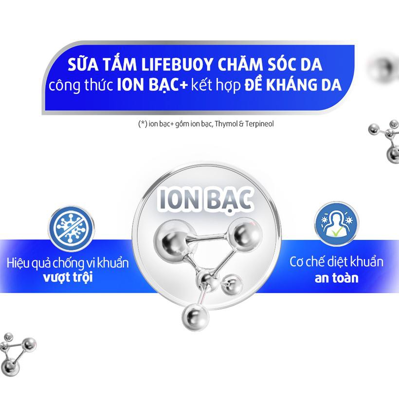 Sữa tắm sạch khuẩn Lifebuoy Chăm Sóc Da Chai  1KG