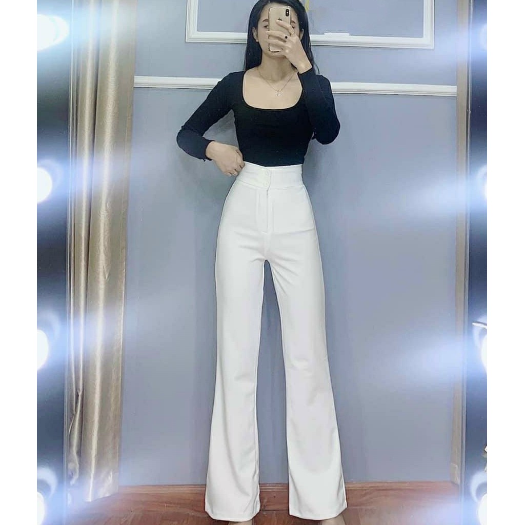 Quần tây công sở nữ ống loe⚡Có video cận chất LOẠI 1⚡ lên dáng cực SANG CHẢNH | BigBuy360 - bigbuy360.vn
