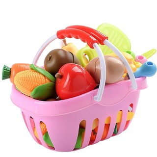 Cắt gọt trái cây, đồ chơi trẻ em, bé gái và rau củ, tổ hợp, nhà bếp bộ, bánh, em bé, đàn ông, vui vẻ