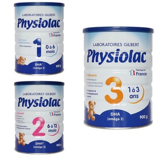 Sữa Physiolac [ mua 2 GIẢM 10k ] [Mẫu mới nhất] Số 2{6-12} Lon 400 và Lon 900g