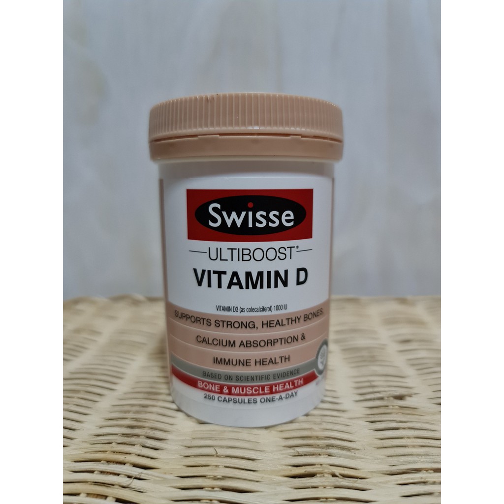 Viên uống Swisse Vitamin D - hộp 250 Capsules | Shopee Việt Nam