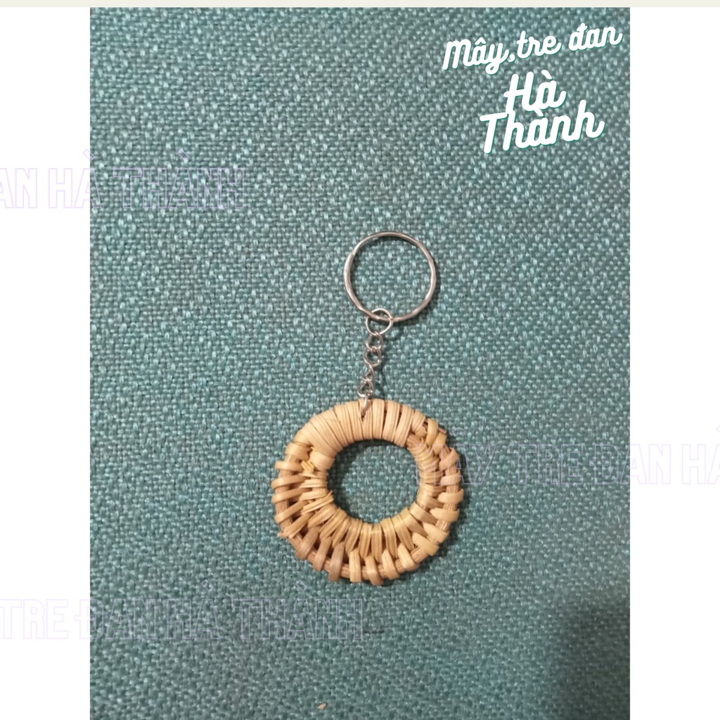 Móc khóa bằng mây đan siêu bền