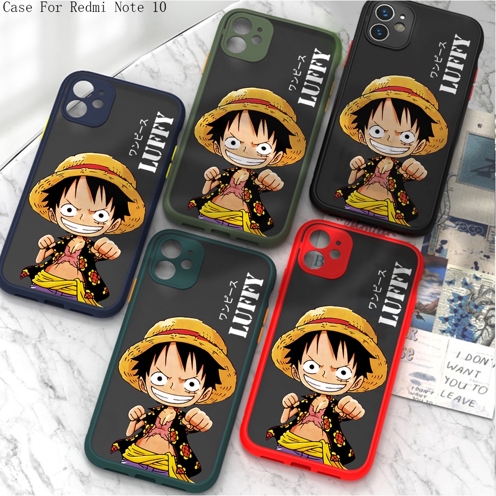 Xiaomi Redmi Note 11 11S 10 10S Pro Plus 2 5G cho Ốp lưng điện thoại In Hình Anime Luffy