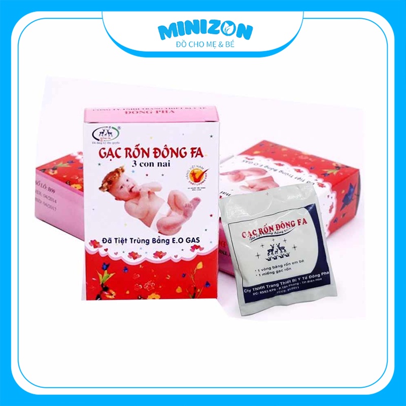 Băng Rốn Đông Fa - Gạc Rốn Cho Trẻ Sơ Sinh Chính Hãng Giá Rẻ | Minizon Kids