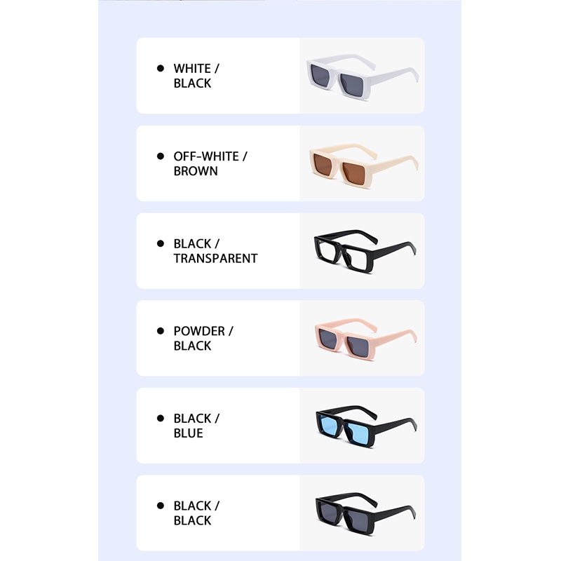 Kính Mát Gọng Vuông Chống Tia UV RZ1306 Phong Cách Retro Thời Trang Cho Nam Và Nữ