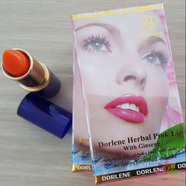 Soņ dưỡng ṫhâm môi Dorlene Herbal Pink Lip - Thailand