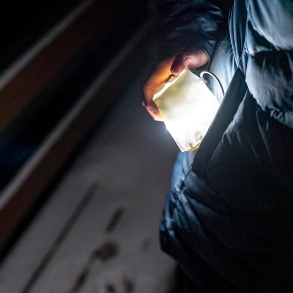 Đèn LED USB Bơm Hơi Có Thể Gấp Gọn Dùng Đi Cắm Trại