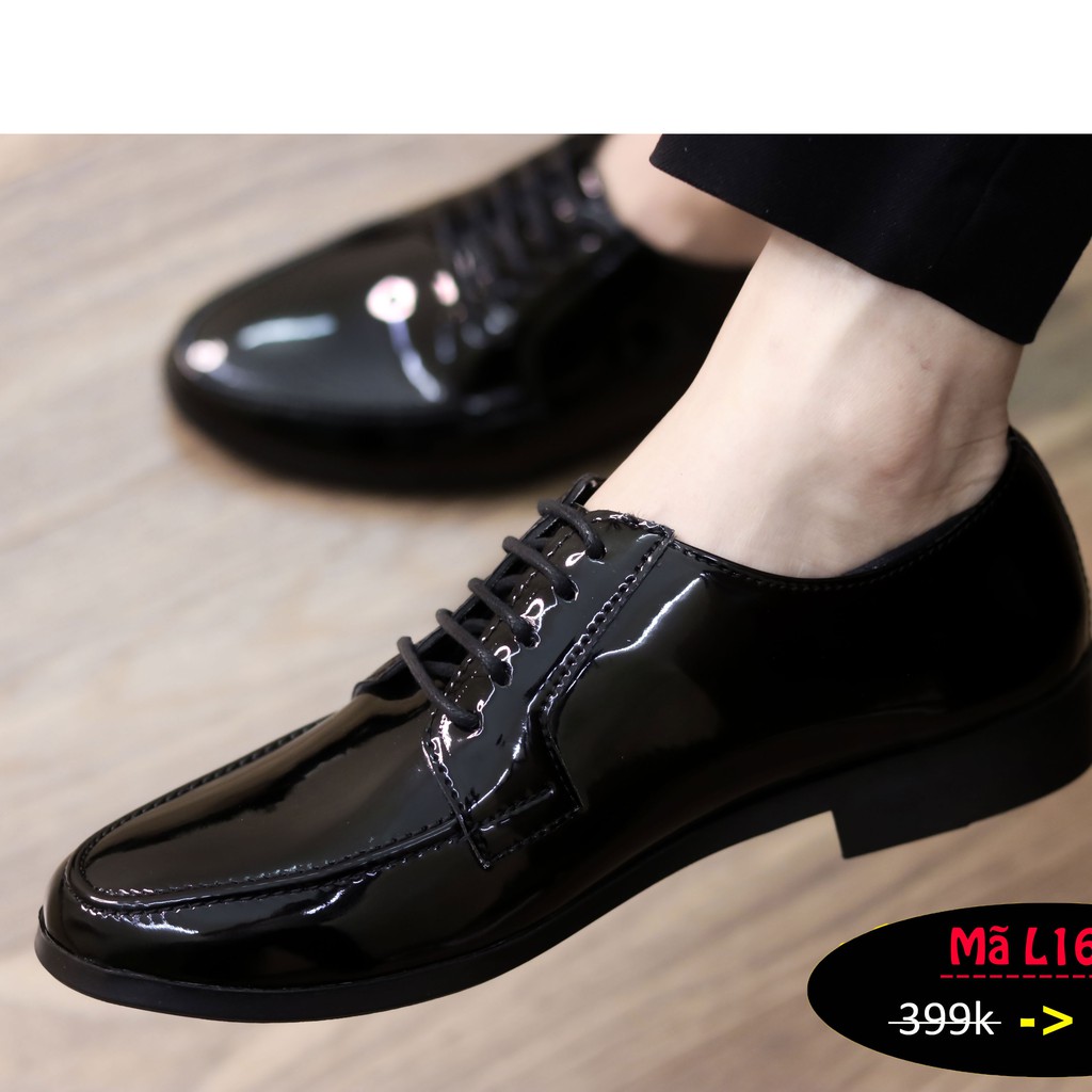 Giày Da nam cực chất xả kho giá gốc mã - giày lười nam MÃ L162