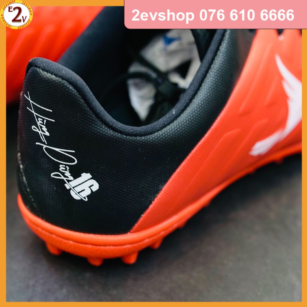 Giày đá bóng thể thao nam Mira Hùng Dũng 16 Đỏ dẻo nhẹ, giày đá banh cỏ nhân tạo chất lượng - 2EV