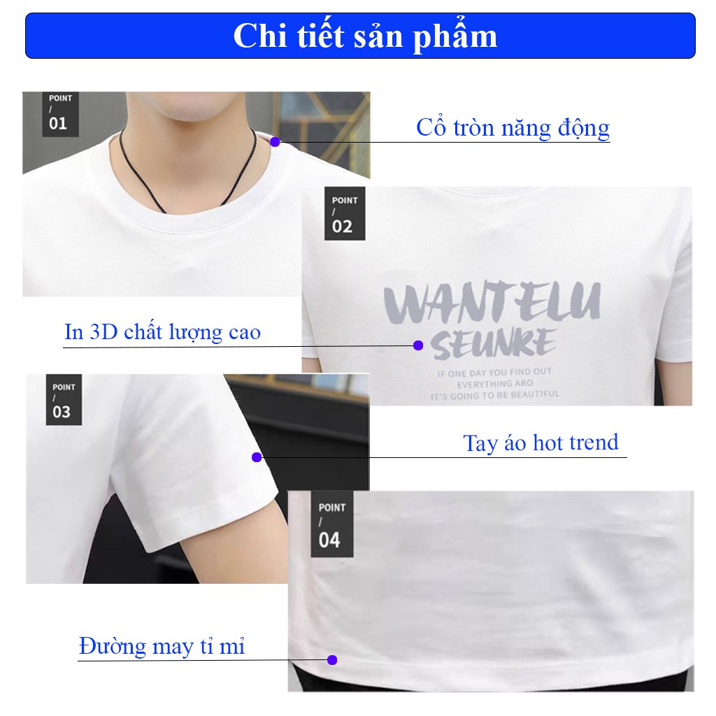 Áo thun nam form rộng 💢 Freeship 💢 Áo thun nam ngắn tay cổ tròn  NoMoLux mã HT013 chất thun cotton co dãn mềm mại | BigBuy360 - bigbuy360.vn
