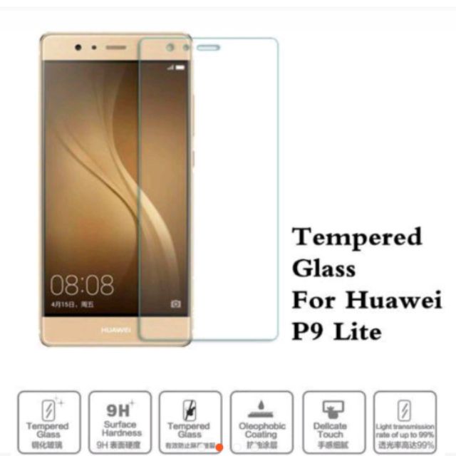 Bộ 3 tấm dán kính Huawei P9/ P9 Lite cường lực chống vỡ trong suốt