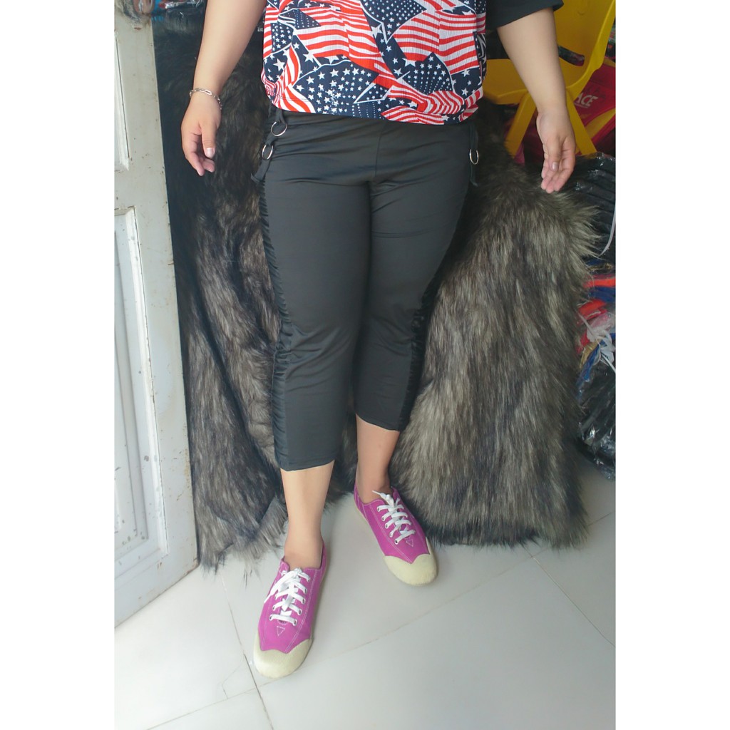 quần lửng phối khoen bigsize