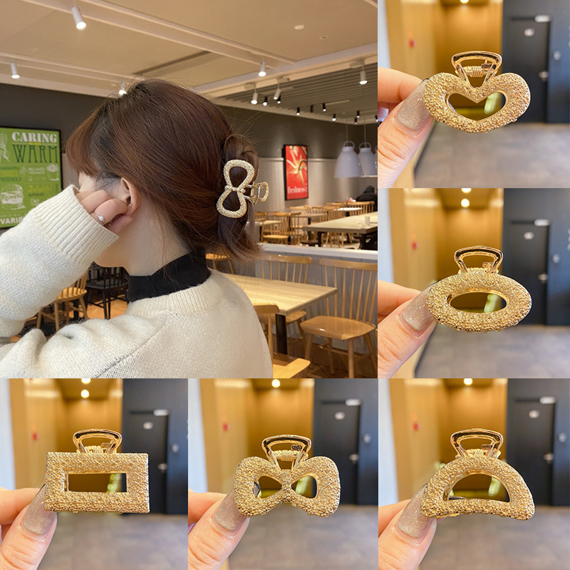 Kẹp gắp tóc bằng kim loại phong cách Hàn Quốc