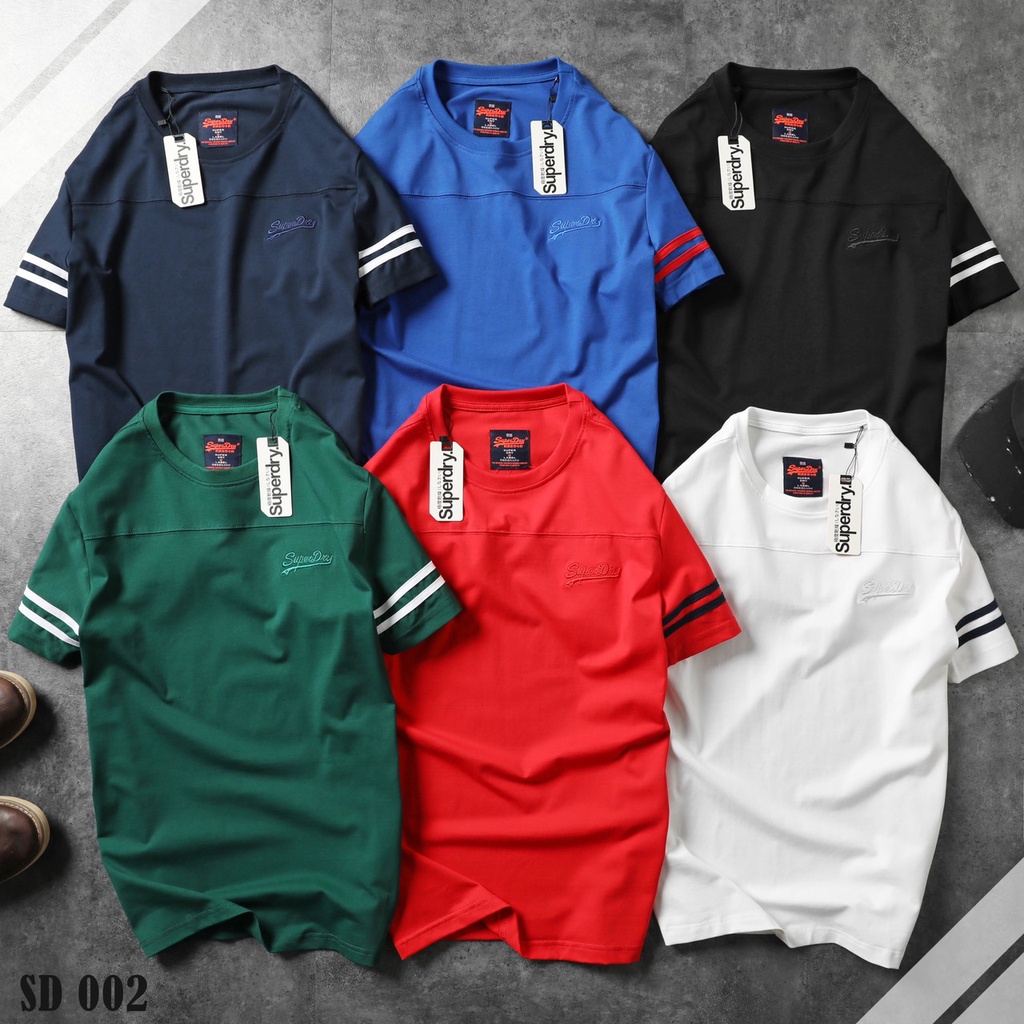 Áo thun thời trang nam, áo phông chất liệu cotton 4 chiều mịn mát  SD002