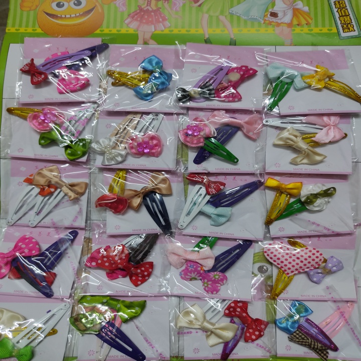 Kẹp Bật Tóc Cho Bé Vỉ 40 Chiếc