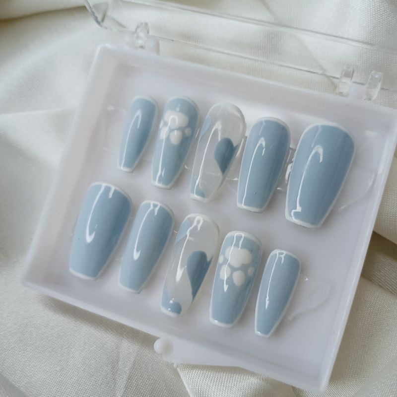 Nail box móng thiết kế bàn chân cute