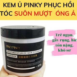 Kem ủ tóc Pinky Pinky dưỡng tóc mềm mượt, giảm xơ rối và chống dụng tóc hũ 500gr