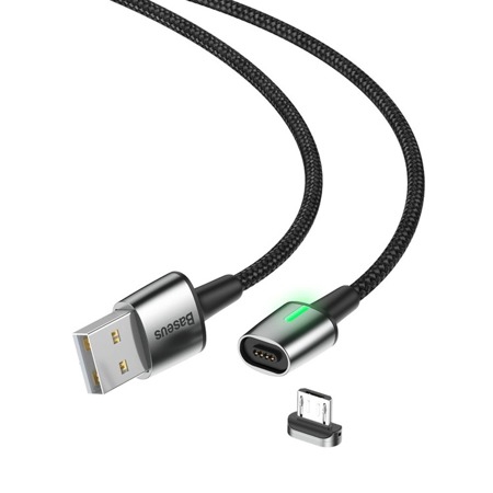 BỘ DÂY CÁP SẠC MICROUSB ĐẦU HÚT NAM CHÂM TỪ TÍNH HỖ TRỢ SẠC NHANH Q3.0 2 MÉT BASEUS