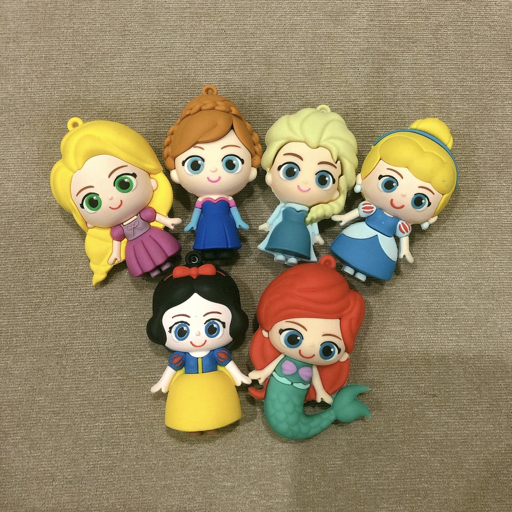 STICKER/JIBITZ/CHARM CÁC NÀNG CÔNG CHÚA DISNEY TRANG TRÍ DÉP SỤC