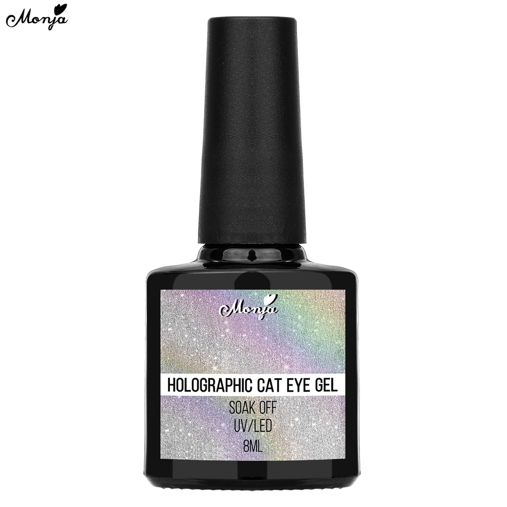 Gel sơn móng tay MONJA 8ml hiệu ứng mắt mèo phản quang từ tính độc đáo cao cấp